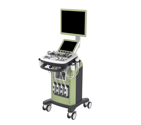 Zoncare 3D/4D Trolley Medical Digital Color Doppler Ultrasound System for Hospital