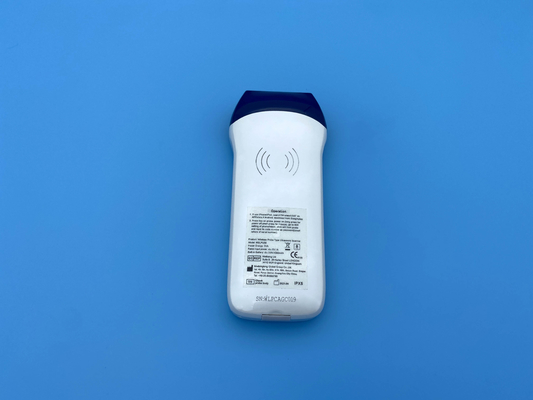 Medical 128 Element Wireless Handheld Color Doppler Linear Ultrasound Probe Built-in Lithium Battery