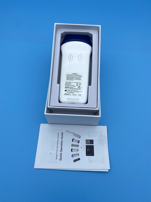 Medical 128 Element Wireless Handheld Color Doppler Linear Ultrasound Probe Built-in Lithium Battery